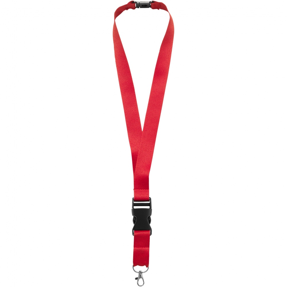 Logotrade Werbegeschenke das Foto: Yogi Lanyard mit Sicherheitsverschluss